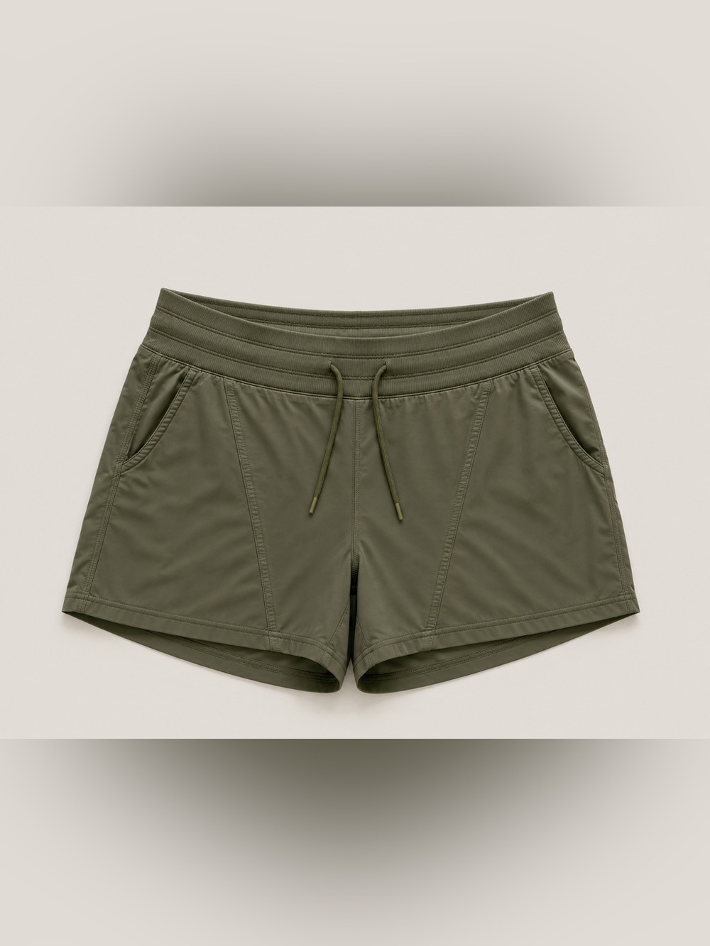 The North Face Women’s Shorts Large Drawstring Pockets Olive Green